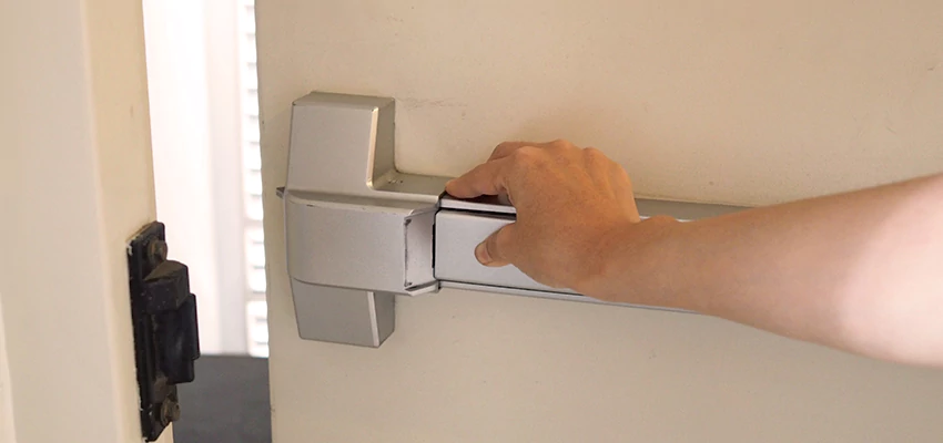 Roller Gate Panic Bar Installation in Montecito, California